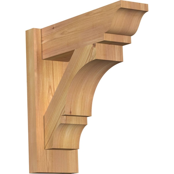 Ekena Millwork Balboa Smooth Traditional Outlooker, Western Red Cedar, 5 1/2"W x 16"D x 16"H OUT06X16X16BOA01SWR - main